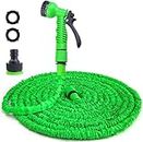 Expandable Garden Hose Water Pipe - 50FT Water Hose with 7 Function Spray Nozzle, Multi-Function Garden Hoses for Gardening Car Pet Washing