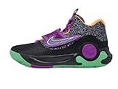 Nike Mens Trey 5 X Basketball Shoes, Black/Vivid Purple-peach Cream, 10