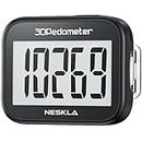 NESKLA Pedometer for Walking, Simple Step Counter, Accurate Pedometers for Steps,Step Tracker with Large Display