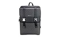 Michael Kors Cooper Large Black Signature PVC Square Sport Backpack Women's Bookbag