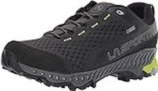La Sportiva Mens Spire GTX Hiking Shoes, Carbon/Apple Green, 12