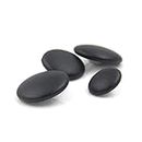 Button 20pcs Leather Covered Buttons Decoration Clothes Leather Buckle Sweater Coat Button DIY Clothing Accessories, Black, 11.5mm (Color : Black, Size : 25mm)