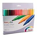 Pentel Color Pen Set - Pack of 36, Multi Color