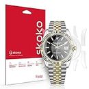 skoko 2 Pack Full Body Protective Film Compatible with Rolex Oyster Perpetual Perpetual Datejust 41mm, Glossy Clear Skin, Full Coverage, Anti Scartch, Easy installation