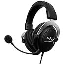 HyperX CloudX – Official Xbox Licensed Gaming Headset, Compatible with Xbox One and Xbox Series X|S, Memory Foam Ear Cushions, Detachable Noise-Cancelling Mic, in-line Audio Controls, Silver, Standard