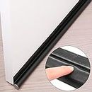 Trendy Retail® Door Draft Stopper Door Draft Blocker Strong Adhesive 38 Length Black