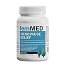 femMED Menopause Relief - Safely Helps Relieve 12 Menopausal Symptoms: Hot Flashes, Night Sweats, Irritability, Mood Swings, Sleep Disturbances, Low Energy, and more. Dr Formulated by Canadian Doctors. (120 Count - 60 Day Supply, Take 1, Twice Daily)
