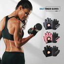 Guantes profesionales de gimnasio fitness guantes deportivos medio dedo guantes bicicleta