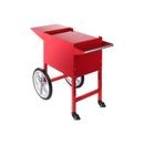 Red Steel 2 Wheels W/ Brakes For Popper Maker Cart Movie Nostalgia Retro