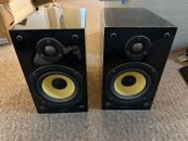 Pair of SONY SS-CG1 Piano Black Book Shelf Speakers Fully Working