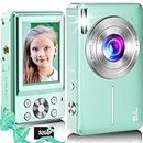 Digital Camera,Kids Camera with 32GB Card,Nsoela FHD 1080P 44MP Compact Vlogging Camera,Point and Shoot Camera 16X Digital Zoom, Portable Mini Kids Camera for Teens Students