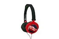 Lexibook - Disney Cars - Stereo Audio Headphones - Limited Sound Power - Foldable and Adjustable - Red - HP010DC