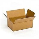 Box Brother 3 Ply Brown Corrugated Box Packing box Size: 6x5x2 Length 6 inch Width 5 inch Height 2 inch 3Ply Corrugated Packing Box (Pack of 25)