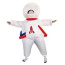 Inflatable Astronaut Costume, Spaceman Suit for Adults, 210T Polyester Fabric, Versatile, Fun Dress Up, Exquisite Craftsmanship (with Battery Box, for Cosplay Events)