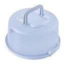 NEWNAN Porte - gâteaux Kitchen Storage Container Indoor Outdoor Cupcake Cake Stand Desserts with Lid Handle Pizza Pies for Transporting (Color : Blue)