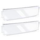 [Upgraded] WR71X10761 Fridge Shelf Trim (Clear) for GE Refrigerators, Door Shelf Insert Module Replacement Part, Replaces WR71X10289, AP4327432 (2 Pack)