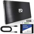 FD PS4 SSD (Solid State Drive) - All in One Easy Upgrade Kit - Compatible with Playstation 4, PS4 Slim, and PS4 Pro (PS4-1TB-SSD) by Fantom Drives, 1 TB
