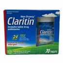 Claritin 24 Hour Non Drowsy Tablet, 70 Count Exp. 01/2025+