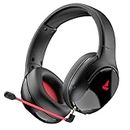 boAt Immortal Im 1300 Gaming Bluetooth Wireless Over Ear Headphones With Mic With 2.4Ghz Ultra Low Latency Mode Upto 35Ms, Bluetooth Mode 3D Spatial Audio, Bt V5.1, Dual Mics, Dongle Slot(Black Sabre)