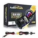 Audio Wheels Fisheye Lens AHD 1080P Car Reverse Camera|Backup Camera - 170° Wide Angle, Night Vision, Water-Resistant - Compatible with Car Android Monitors and AHD/CVBS Switcher Camera