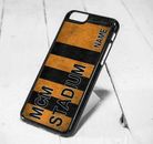 Hull, Personalised Phone Case - Bar Scarf style - Hard plastic case