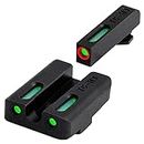 TruGlo TFK Pro Fiber Optic and Tritium Handgun Glock Sight Accessories with Fortress Finish Protection and Angled Rear Sight for Handguns