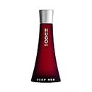HUGO Deep Red - Eau de Parfum for Her - Ambery Fragrance With Notes Of Clementine, Freesia, Sandalwood - Medium Longevity - 50ml