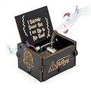 SHOPECOM Harry Potter Music Box, Wooden Classic Music Box with Hand Crank Birthday Gifts for Girls Boys Diwali Gifts for Kids Friends Family