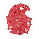 Mission BMX 410 100 Links Chain, 1/8-inch Size, Red