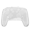 Pomya Gamepad Cover,Transparent Anti-Skid Shell Protection Crystal Case for Nintendo Switch Pro
