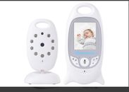 Baby Monitor Wireless Video LCD Audio Visione Notturna Monitoraggio Temperatura