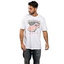 Petrol Heads T-Shirt Homme Raie Sting T-Shirt Blanc Taille S