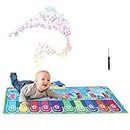 Piano Mat, Boy Toys Age 3-5 Kids Music Dance Mat with 28 Sounds Floor Piano Keyboard Musical Touch Play Mat Gifts for 3-6 Year Old Girls Educational Toys Birthday Gifts for Children Toddlers Baby