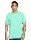 Adidas Men's Geometric Fitted T-Shirt (IQ1628_PULMIN/White