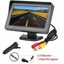 4.3" color LCD TFT reverse rearview display suitable automotive backup camera