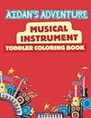 Musical Instrument Toddler Coloring Book