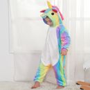 Disfraz de cosplay animal arco iris para niños pijama Onesie19 ropa para dormir.