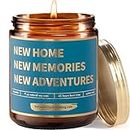 New Home Lavender Candle | House Warming Gifts for New Apartment | Welcome Home Housewarming Gift Idea for 1st First Time Homeowner | Real Estate Closing Gifts | Moving Away Presents for Her