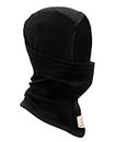 BOCOMAL FR Balaclava Flame Resistant Face Mask Hood Arc Rated 10oz Modacrylic Blend One Size, Black, One Size