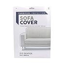 2/3 Seater SOFA COVER- Furniture Protection- Dust Protector - Waterproof Polythene Storage Bag for Moving or Removal (1 Cover)