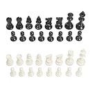 Best Chess Set Ever Chess Pieces Only - Classic Staunton Pieces - 1x Single Weighted Pieces - 32 Pieces - King 3" Tall
