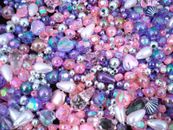 Beads Plastic Mix 25g DIY Jewellery Jewelry Friendship Bracelets FREE POSTAGE