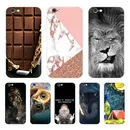 For iPhone 5 6 7 8 Case 3D Capa For on iPhone 5S 6s 6 7 8 Case Silicon Cover For iPhone SE Case For