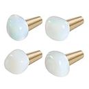 Mookaitedecor Opalite - Pomelli per porta con vetro, maniglia armadio, pomello in cristallo per cassetti e armadi