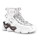 ATOM Gansta1 Sneakers for Men (White, Numeric_7)