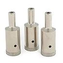 Coffrets de forets 8-20 mm Diamond Gemstone Drill Bits for Jewelry Super-Thin Rim Pack of 3Pcs -3Pcs_10.5mm