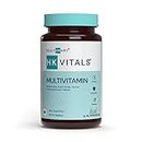 HealthKart HK Vitals Multivitamin for Men and Women, 90 Multivitamin Tablets, with Zinc, Vitamin C, Vitamin D3, Multiminerals and Ginseng Extract, Enhances Energy, Stamina & Immunity