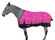 CHALLENGER 78" 600D Horse Turnout Waterproof Medium-Weight Winter Blanket Pink 21EE04