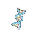 Scientific Experiment Equipment Two-tone DNA Science is Real Track Badge Jacket Gift Brooch and Pin, enamel, gem na,