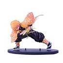 Offo Demon Slayer Zenitsu with Sword Anime Action Figure| Lightweight and Attractive Durable Toy Figures for Home Decors Office Desk and Study Table